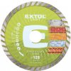 kotúč diamantový rezný turbo - suché rezanie, 125x22,2mm, EXTOL CRAFT