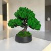 Umelý stromček z machu 35 cm, Interiérový bonsai vyrobený zo stabilizovaného machu