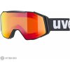 uvex gravity fm okuliare, black matt dl/red clear
