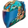 ICON prilba AIRFLITE Pleasuredome 4 matt blue/red/white/yellow - M