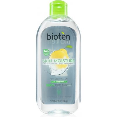 Bioten Skin Moisture čistiaca a odličovacia micelárna voda pre normálnu až zmiešanú pleť 400 ml