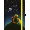 Denní diář 2026 A5 Art Malý princ s gumičkou