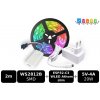 Programovateľný set RGB-IC LED pásika WS2812B SMD, IP65 | WLED.sk