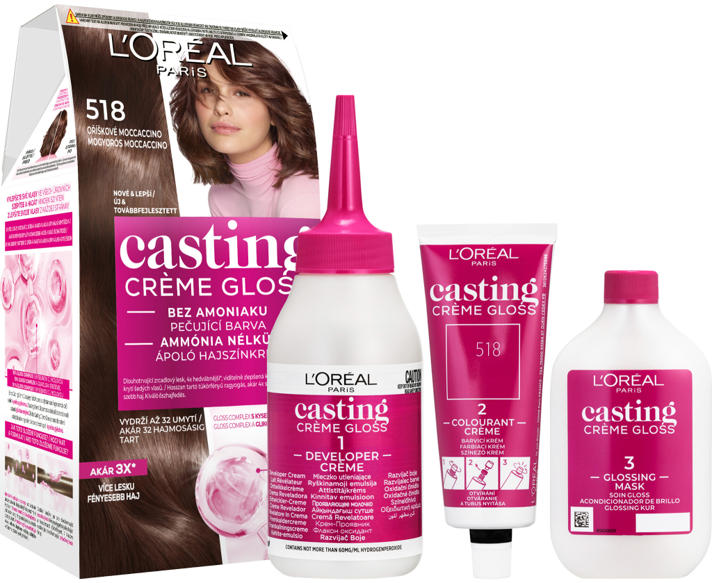 L\'Oréal Casting Creme Gloss 518 Hazelnut Mochaccino 48 ml