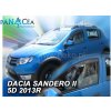 Deflektory - protiprievanové plexi Dacia Sandero / Stepway 5D 2012 - 2020