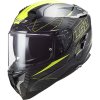 Moto prilba LS2 FF327 Challenger CT2 Fold Gloss H-V Yellow - 3XL (65-66)