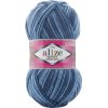Superwash comfort socks Melírovaná modrá 7677