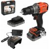 Black&Decker Akku-Schlagbohrschr. 18V 2x2Ah. Kof BCD383D2XK