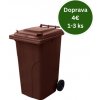Popolnica Odpadová nádoba 240L - Hnedá