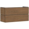 Hansgrohe Xilesa E skrinka 118x47x62 cm závesná kúpeľňová skrinka pod umývadlo dub 54264550