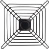 Mriežka dizajnová hranatá čierna pre ventilátor 140x140 mm