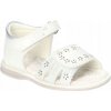 American Club detské sandále z ekologickej kože biele, veľkosť 25