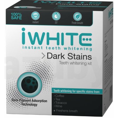 iWhite Dark Stains sada pre bielenie zubov 10 x 0,8 g