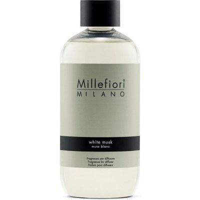 Millefiori Milano NATURAL – WHITE MUSK NÁPLŇ DO DIFUZÉRU 250 ml 250 ml