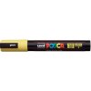Dekoračný popisovač, 1,8 2,5 mm, UNI Posca PC 5M, žltý