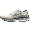 Dámska bežecká obuv Mizuno Wave Rider 26 Snow White/Silver/Ibiza Blue UK 3