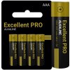 Alkalická batéria Excellent AAA (R3) 4 ks