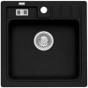 Alveus NIAGARA20/91 Granitový drez bez odkvapkávača, 46,5x46,5 cm, karbón