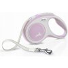 Flexi Automatické vodítko New Comfort S páska 5 m ružová