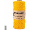 Manumi Macramé priadza stáčaná 3mm tmavožltá - 1 ks