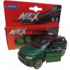 Osobné auto Welly Land Rover 1:34 červené