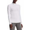 Tričko s dlhým rukávom Under Armour UA CG Authentics Mockneck-WHT 1368702-100 Veľkosť XS