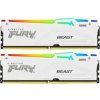 KINGSTON DIMM DDR5 32GB (Kit of 2) 6800MT/s CL34 Non-ECC FURY Beast RGB EXPO, Bílá