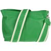 NovaKabelka.sk Batilda Verde s prídavným popruhom VII kožená talianska crossbody kabelka zelená