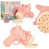 Mydlová pištoľ na mydlové bubliny s krídlami ružová
