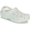 Crocs Nazuvky Classic Floral Cut Out Clog Biela