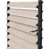 Drevené otočné žalúzie čierne - komplet smrek Dĺžka dosky/lamely: 120cm