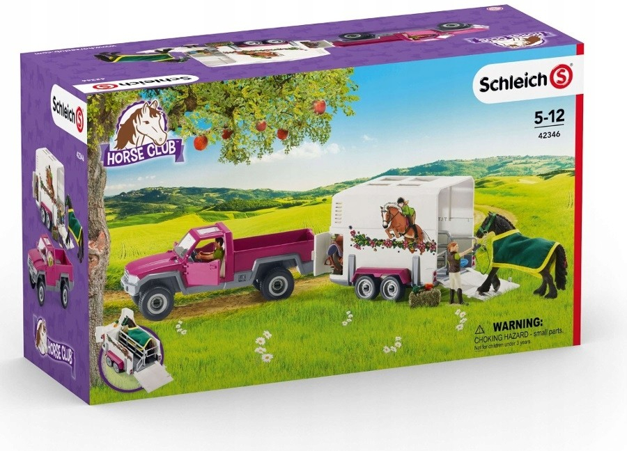 Schleich 42346 Pick up s prívesom pre kone