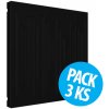 Vicoustic VicPattern Ultra Wavewood Black Mate, pack 3 ks