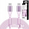 Kruger & Matz KM1269-1P USB-C/USB-C, 1m, růžový