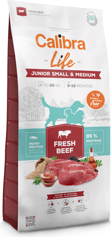 Calibra Life Junior Small & Medium Fresh Beef 0,1 kg