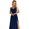 299-10 CHIARA elegantné maxi dlhé šaty na ramienka
