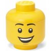 LEGO úložná hlava (veľ. S) – šťastný chlapec 5711938248475