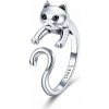 Olivie Strieborný prsteň MAČKA 2955 Ag 925; ≤3,2 g.