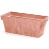 Prosperplast kvetináč truhlík 58cm CUBE CASE Beton Effect DCUC600E-R624 terakota plastový PROSPERPLAST