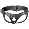 XR Brands Strap U Bodice Corset Style Strap-On Harness, strap-on postroj z umelej kože s O-krúžkom