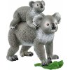 Schleich Wild Life Koala mother with baby, toy figure