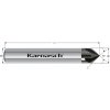 Karnasch 3064930400 | Tvrdokovová odihlovacia fréza, dlhá, 90°, povlakovaná 4,0-54x4 mm, Z=4