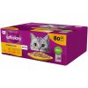 Whiskas Adult hydinový výber s kuracím morčacím hydinovým kačacím mäsom v želé 80 x 85 g