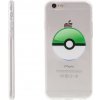 AppleMix Apple iPhone 6 Plus / 6S Plus gumový - Pokemon Go / Pokeball - zelené