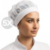 Whites Chefs Clothing Whites pohodlná čiapka so sieťkou biela Počet kusů v sadě: 5