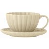Bloomingville Béžová šálka na cappuccino z kameniny Latina 220 ml