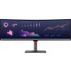 Lenovo ThinkVision P49w-30 LED monitor 124.5 cm (49 palca) En.trieda 2021 G (A - G) 5120 x 1440 Pixel 5K 6 ms HDMI ™, DisplayPort, Thunderbolt 4, USB B, USB; 63DBRAT1EU