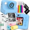 Fotoaparát ZeeTech Digitálny fotoaparát s tlačiarňou pre deti, modrý