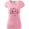 Súhvezdie - Libra - Váhy - Dámske tričko Pure - 3XL ( Ružová )