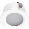 Zápustné stropné svietidlo Kanlux 1 W integrovaný LED zdroj 3 cm biely